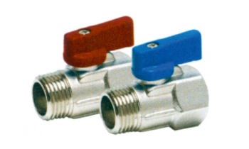 Mini ball valve with female to male connection (standard)