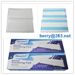 12pcs dry sweeping cloth used for wet jet mop
