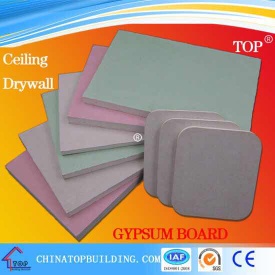 Standard Gypsum Board/Fireproof Gypsum Board/Waterproof Gypsum Board/Moistureproof Gypsum Board/Gypsum Board