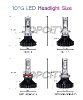 Topcity Factory G10 H4 Hi/Lo 120W LED Headlight High Power Auto Head Lamp