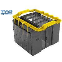 The aisle containment system is a modular rowbased thermal containment solution, which separates cold and hot data center air streams to and from equipment. It manages airflow at the source, increase