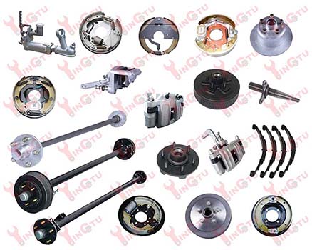 RV and Trailer repair parts, axles, brakes and hub drums
