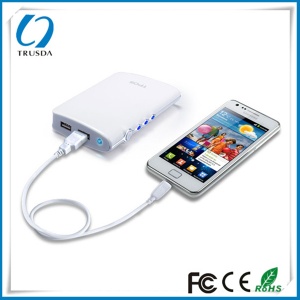 Book style&piano baking varnish power bank 6600mah