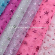 Tulle with glitter printing - FTT-MTL-5440-#2144