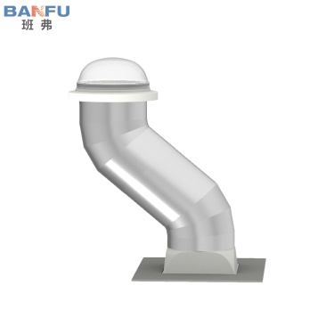 customized size rigid non electrical tubular skylight light kit daylight system for coatroom