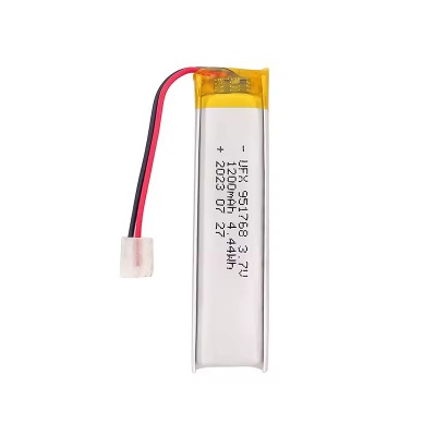 OEM ODM Support Consumer Electronics Batteries UFX 951768 1200mAh 3.7V Battery-Powered Beauty Devices From China Cell Factory - 951768