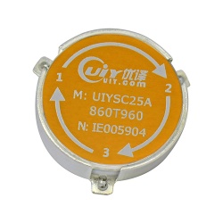 UIY RF Surface Mount Circulator 860 ~ 960 MHz 100W