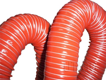 silicone coated heat resistant flexible suction air duct hose UT-SVD101