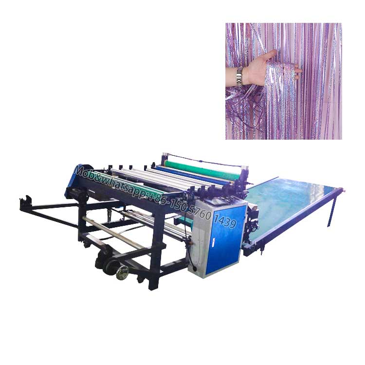 Metallic Tinsel Foil Fringe Curtain making machine