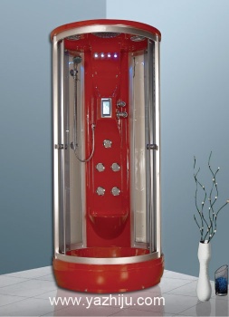 Environmental protection steam engine system shower room with big top sprinkler - D6