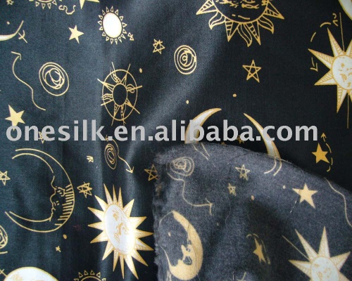 Printed polyester cotton satin fabric for dress/costume/jakets - cotton fabric