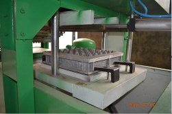 1Mold Paper Pulp Egg Tray Making Machine with Output of 350pcs/hour For Sale