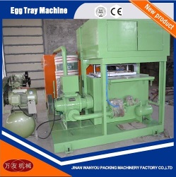 2 Molds Paper Pulp Egg Tray Making Machine with Output of 700pcs/hour For Sale - 002