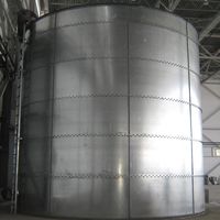 Sectional water tank made of galvanized steel