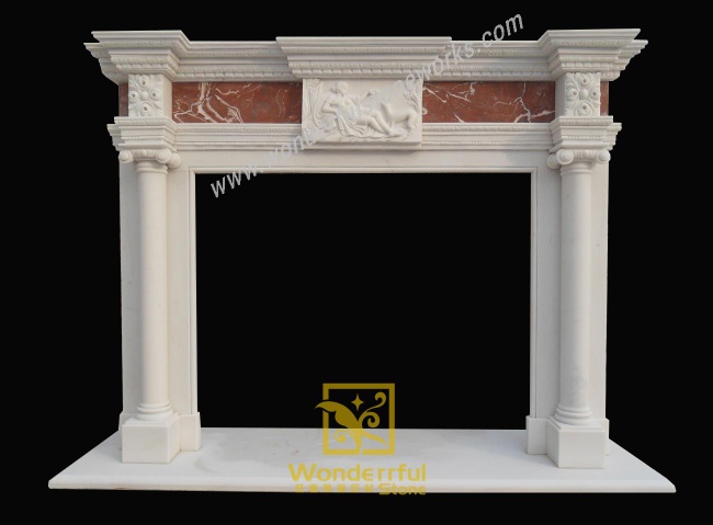 Marble fireplaces - WDF01-FP301008