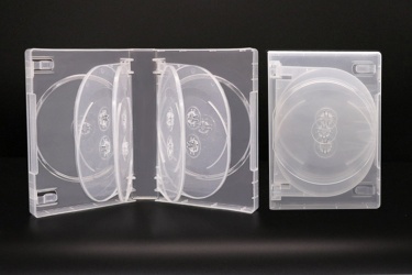 WEISHEGN 10 Discs DVD CD Box Case PP DVD Case Storage DVD Boxes - WS-11-G10