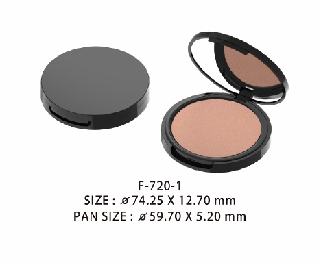 WEISHINNE PLASTIC, powdercase, compact, blush, cosmetic container, packaging, makeup