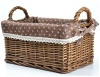 wejoin wicker basket storage basket with handle