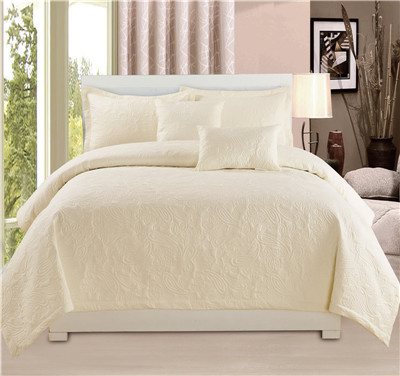 SUPERSONIC QUILTING SET 5PCS, EMBOSSED PATTERN, SOLID COLOR