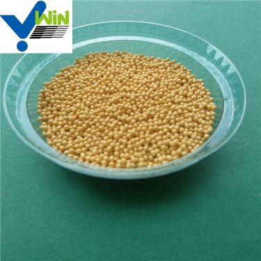 High purity golden cerium zirconia grinding media for basket mill