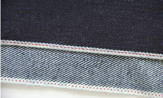 Selvedge heavy denim fabric
