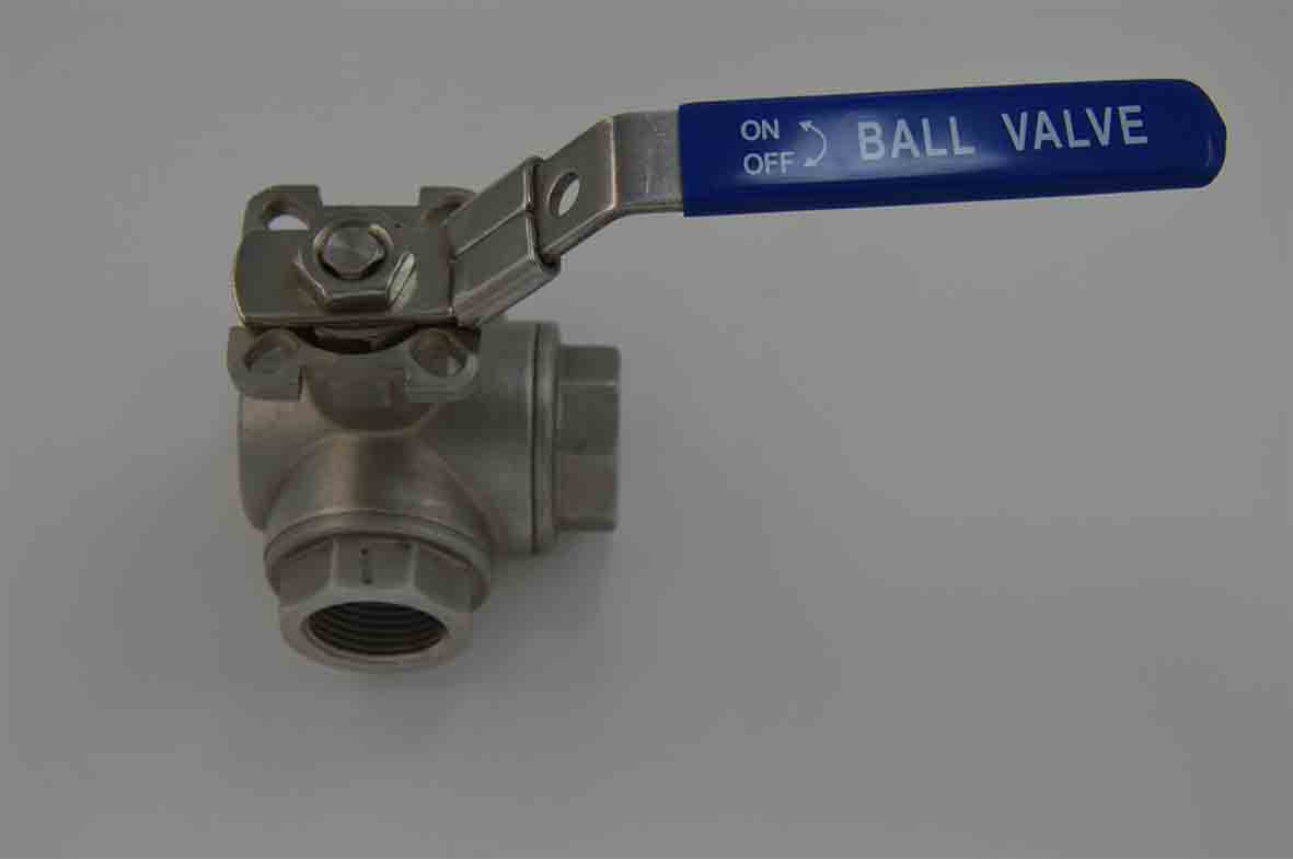 STAINLESS STEEL 3WAY BALL VALVES