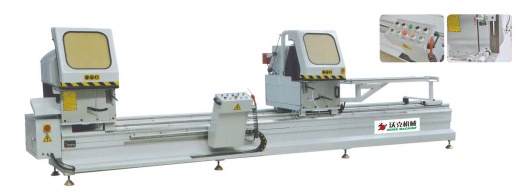 window door machine double-head cutting saw