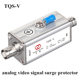 Analog video signal surge protector