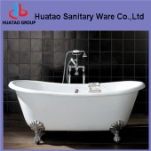 cast iron bathtub with feet