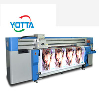 YD3200-RC Hybrid Printer adopts imported original grey level Ricoh G5 internal heating industrial printhead,the number of printhead can be increased or decreased according to your requirements,the print speed can up to 38㎡/h (4 PASS),Can meet the demands of large quantities production capacity,Specially design a high-speed and high - precision UV printer for medium and small size processing enterprises and can meet their high precision and high speed production requirements.