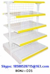 Goods Shelf 5-Layer Display Rack Iron Wire Mesh Back direct Sale SuperMarket/Shop/Store