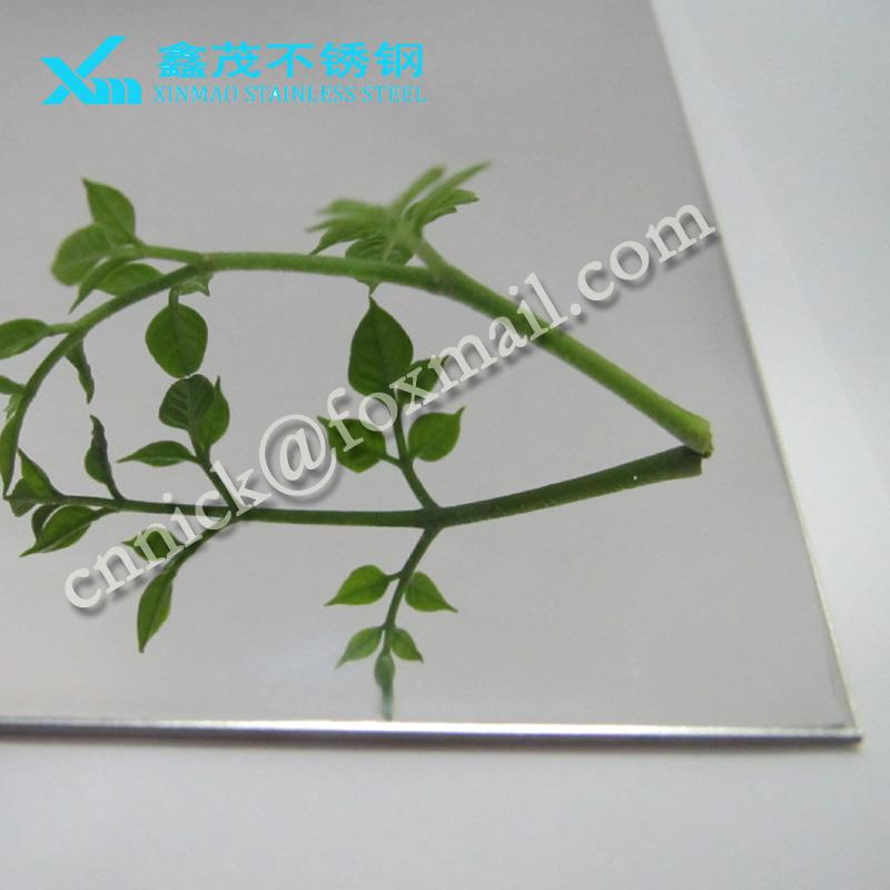 stainless steel sheet with mirror finish