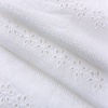 indonesia  lace white 100  %  cotton dress fabric thick embroidered - J08125021