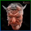 loathsome horned demon half mask carnival