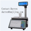 electronic label printing scale