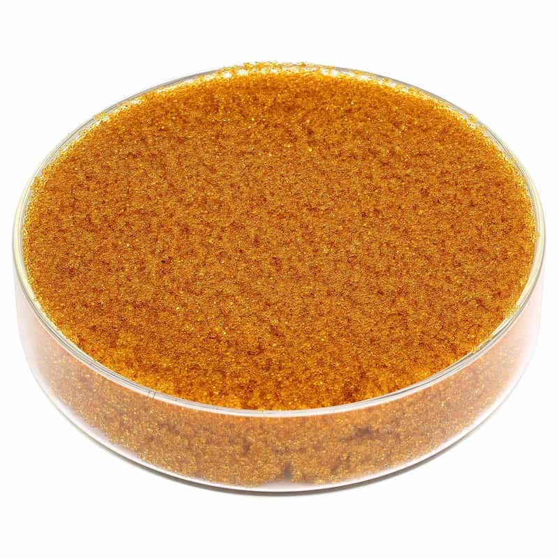 Gel type perchlorate selective strong base anion resin