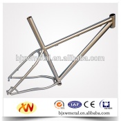 supplier titanium mtb bike frame integrated rack and fender hole high quality and best price