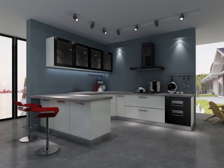 YALIG Polymer PETG Kitchen Cabinet&nbsp;-&nbsp;YLG-PETG