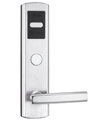 stainless steel hotel door lock silver color