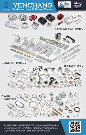 METAL STAMPING PARTS, WIRE FORMING, AND SPRING CLIPS OF CUSTOMIZED PRODUCTS