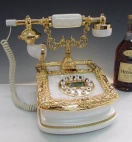 Babylon jade antique telephone for home decoration
