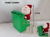Operated Musical Animated LED Santa Playing Piano plush toy