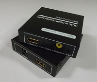 The YT-HD01 converter allows the HD Source connected to single HD Display and adds extra one 3.5/ L+R and SPDIF /COAXIAL audio out port.