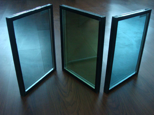 Insulated glass consists of two panes of glass separated by a space. The perimeter of the glass is sealed, allowing no movement of outside air into the space.