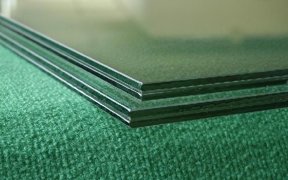 Laminated glass is a type of safety glass that holds together when shattered.