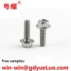 GB5787 / 5789 flange surface screw yueluo stainless steel flange bolt flat brain concave brain spot