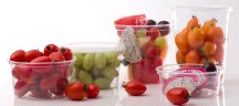 Disposable Plastic Food Deli Containers with Lid (PZ-06)