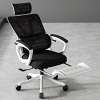Office chair can lie down lift and rotate double backrest seat ergonomic chair