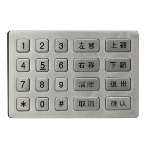 5x4 Matrix Vandalproof Rugged Keypad For CNC Machine&nbsp;-&nbsp;B761