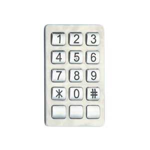industrial telephone keypad 5x3 zinc alloy keypad with great price&nbsp;-&nbsp;B529